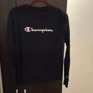 Champion Black Long Sleeve Shirt